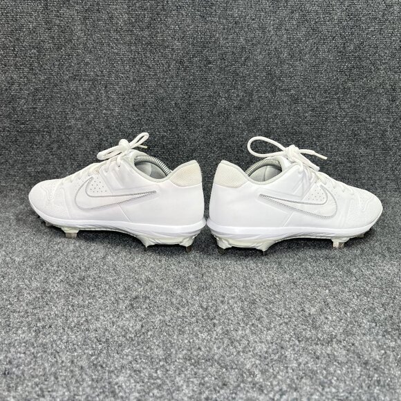 Nike Alpha Huarache Varsity Low Baseball‎ Cleats Men's 9.5 White Athletic Shoes - Picture 6 of 12